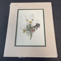 Framed Floral Print By Mary Lou Goertzen - Sealed - £20.79 GBP