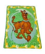 Vintage Y2K Cartoon Network Scooby Doo Fleece Blanket Throw  45&quot; x 63&quot; G... - £44.57 GBP