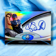 2011 Bowman Platinum #BPA-CS Cody Scarpetta Prospect Autograph Refractors Auto - £2.65 GBP