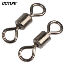 Goture 200pcs/lot  Fishing Rolling Swivel Size 8, 6, 4, 2 Sea  Fishhooks Swivels - £53.02 GBP