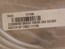 Emergency Gas Cut Off switch with 60 in. Cable 233-3899203 - $25.00