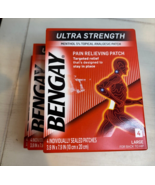 12 Bengay Ultra Strength Pain Relieving Patches Large Size individually ... - $28.50