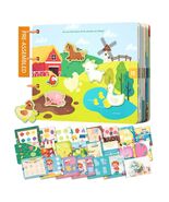 Almond Island Preschool Busy Book Montessori Learning Activity Sticker Book - $317.51 MXN