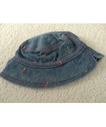 Gymboree Vintage Baby Girl Bucket Hat Size 6  - 18 Months Denim - £6.07 GBP