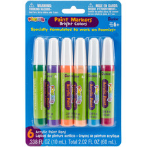 Foamie Bright Paint Colors Marker Set 0.34oz - $24.56