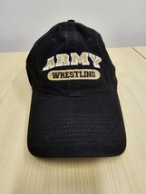 US Army Black Adjustable Cap Hat American Military Wrestling - £18.37 GBP