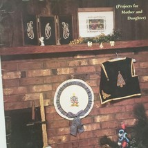 Yule Love Projects Mother Daughter Cross Stitch Booklet Joan Green 1982 - £12.62 GBP