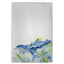 Betsy Drake Betsy&#39;s Dolphins Guest Towel - £27.24 GBP