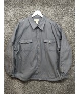 Duluth Trading Co Hanger Bender Fire Hose Shirt Jac Adult 3XL Tall Gray - £59.30 GBP
