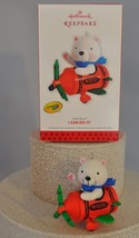 Hallmark - I Can Do It! - Crayola Crayons - Bear in Airplane - Ornament - £13.96 GBP