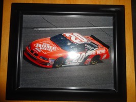 Framed Picture Of The Home Depot Tony Stewart Car #20 Nascar 10&quot; X 12&quot; - £10.26 GBP