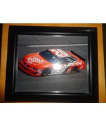 FRAMED PICTURE OF THE HOME DEPOT TONY STEWART CAR #20 NASCAR 10&quot; X 12&quot; - £10.15 GBP