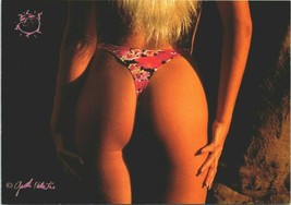 California Girl Postcard Risque Bum Butt 90&#39;s 80&#39;s Pinup Blonde - £7.80 GBP