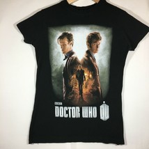 Doctor Who BBC Girl&#39;s Small Black T-Shirt Ripple Junction &quot;Day Of The Doctor&quot; - £5.38 GBP