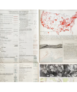 1950 Topographic Map Symbols How To Read USGS Surveys Fold Out Info TOPO23 - $551.77 MXN
