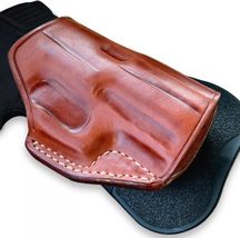 Fits H&K P30 SK 9mm 3.27”BBL Leather Paddle Holster With Open Top #1203# RH image 2