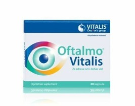 Vitalis oftamo 20 caps for eye to help prevent damage to the visual system - £19.27 GBP