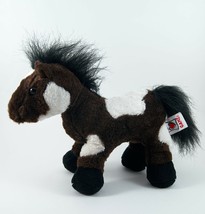 Ganz Webkinz Horse Pinto Brown And White Plush Stuffed Toy HM147 - £7.16 GBP
