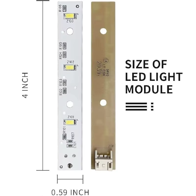 WR55X26671 for GE Refrigerator LED Light Board Replacement Light Board NEW - $15.90
