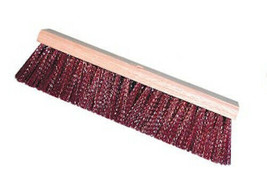 Magnolia Brush #3214 14&quot; Patio Brush - Brown Coarse Plastic Fiber - £22.39 GBP