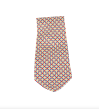 Vtg 90s Ralph Lauren Geometric Cross Hatch Hand Made Silk Neck Tie Dress Tie USA - £31.50 GBP