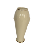Lenox Rosebud Collection Bud Flower Vase Gold Color Trim Rose 6 in Mom Gift Idea - £7.98 GBP