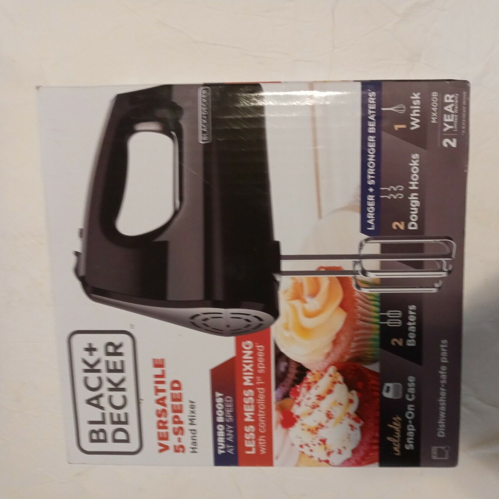 Black and decker Versatile 5 Speed Hand Mixer New Open Box - $27.67
