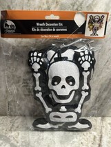 Halloween Skeleton Wreath for front door Fits A 14 In Wreath - £11.25 GBP