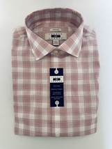 Joseph Abboud Men’s Size Large Pink Check Long Sleeve Button Dress Shirt - $22.65