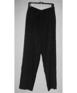Darue Black Textured Poly Pull On Pant Size 6 NEW #47-625 - £14.12 GBP