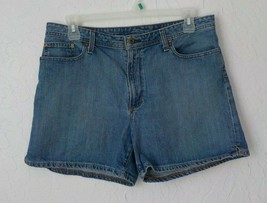 Polo Jeans Ralph Lauren Denim Saturday Shorts Women size 14 Stretch Cotton - £14.23 GBP