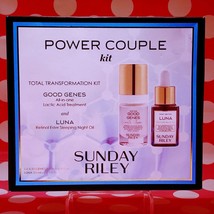Sunday Riley Power Couple Duo Kit Good Genes Luna Sleeping Night Oil Ret... - $99.95