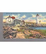 Fort Point Light, New Castle, New Hamphire -1940&#39;s postcrd - €6,80 EUR