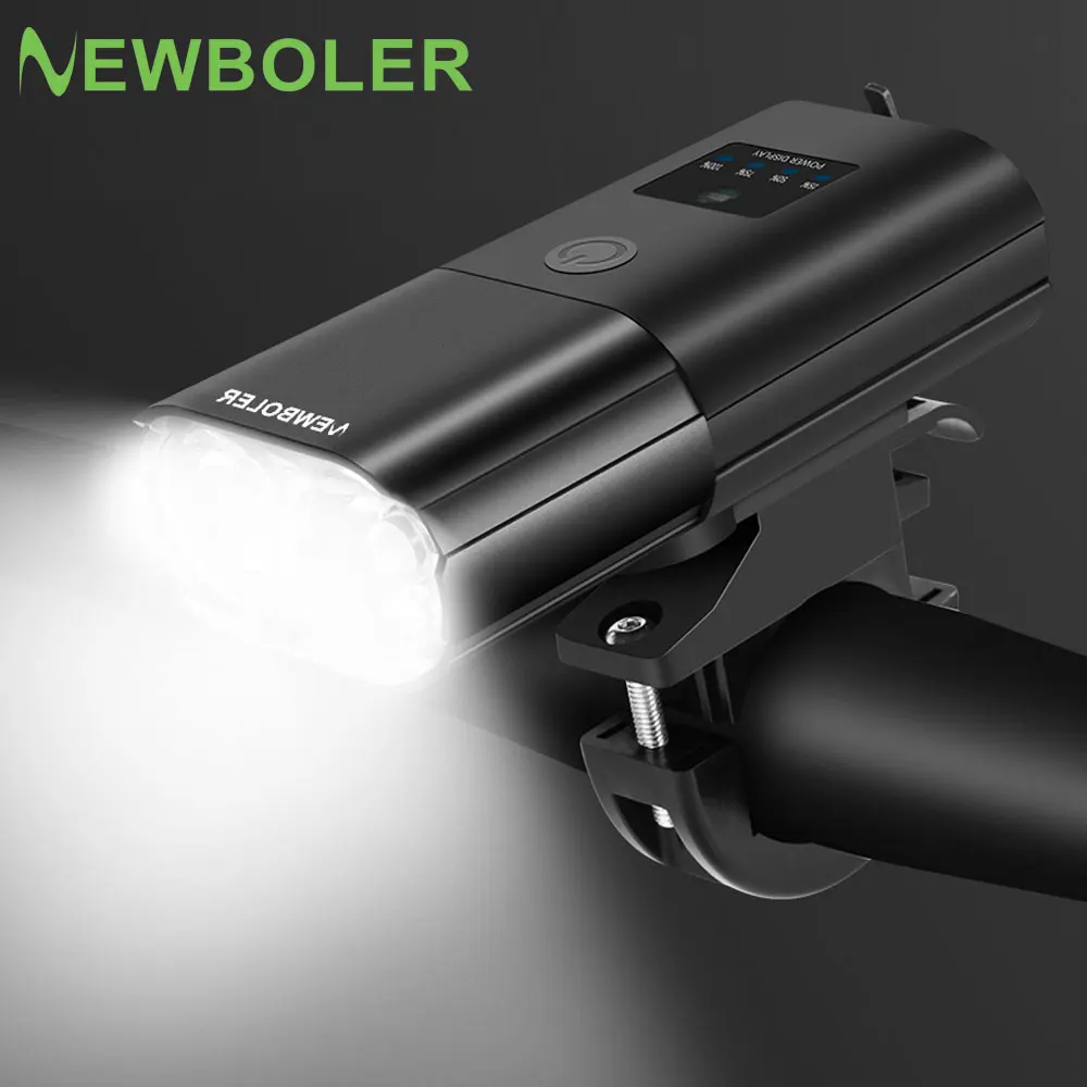 NEWBOLER Bicycle Light Rainproof USB Rechargeable LED 1800Lum MTB Front ... - $23.73+