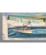 Niagra Falls, Maid Of the Mist, New York, State (vintage 1940&#39;s) postcard - €2,56 EUR