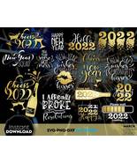 New Years Bundle SVG Bundle DXF PNG jpeg New Year&#39;s Eve Quote Cheers 202... - £4.71 GBP