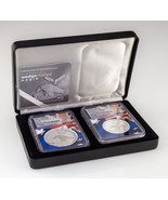2018-P Australia S $ 1 Due Monete Wedge-Tailed Aquila Set Primo Ms / PF7... - €297,06 EUR