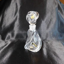 Walter Sperger Large Twisted Crystal Perfume Bottle # 22644 - £19.38 GBP