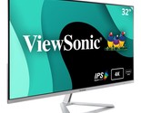 ViewSonic VX3276-4K-MHD 32 Inch 4K UHD Monitor with Ultra-Thin Bezels, H... - £220.31 GBP+