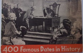 Vintage 400 Famous Dates In History Chase &amp; Sanborn Coffee Give Away Boo... - £3.13 GBP