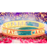 NEW Kate Spade Eat Cake for Breakfast Pink Enamel Gold Tone Bangle Bracelet - $85.07