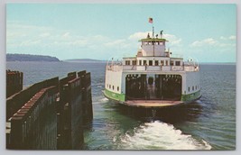 MV Illahee Washington State Ferries Puget Sound Scenic View Boat Postcard - £10.85 GBP