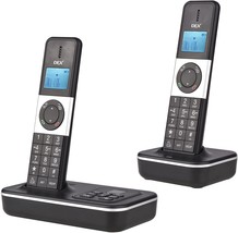 Bisofice D1002 Tam-D 2-Handset Cordless Phone With Answering Machine Caller - £52.07 GBP
