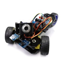 Three-Wheeled Smart Car Kit For Raspberry Pi 4 B 3 B+ B A+, Robot Project, App C - £80.66 GBP