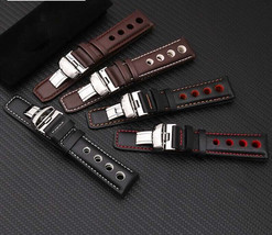 Strap Replacement  for Tissot PRS516  20mm Vintage Genuine Leather Watch... - £14.78 GBP+