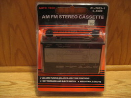  Auto Tech AM FM Car Radio Stereo Cassette Player 21-7023-1 S-5000 NIB - £126.29 GBP