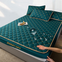 Premium Quilted Fitted Mattress Protective Cover Breathable Dustproof Waterproof - £39.90 GBP