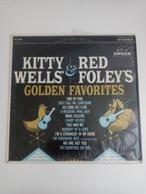 Kitty Wells &amp; Red Foley&#39;s Golden Favorites 12&quot; Record 33 RPM - £4.53 GBP