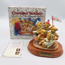 1996 Cherished Teddies Commemorative 5 Year Anniversary Figurine 205354 Drums - £13.33 GBP