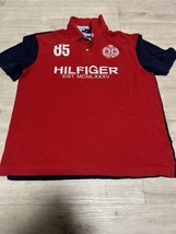 Tommy Hilfiger Original Slim Fit XL Mens Polo Shirt Big Letters Crest Re... - $19.60